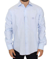 Cavalli Light blue cotton shirt -   -  Cavalli.